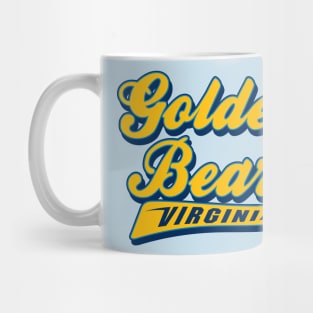 Golden Bears Text Logo Mug